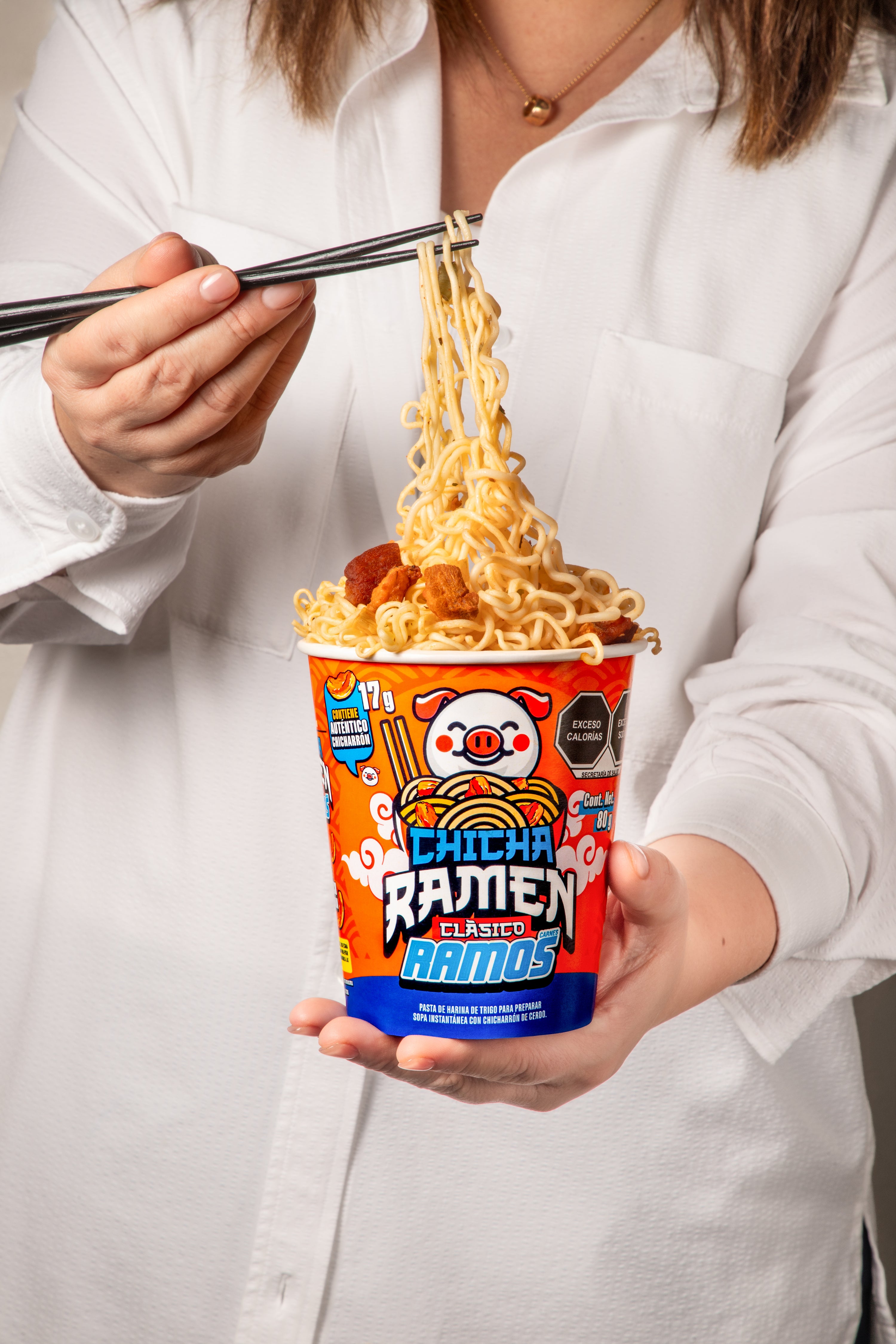 Chicharamen con Chicharrón De La Ramos – 12 Unidades (80g)