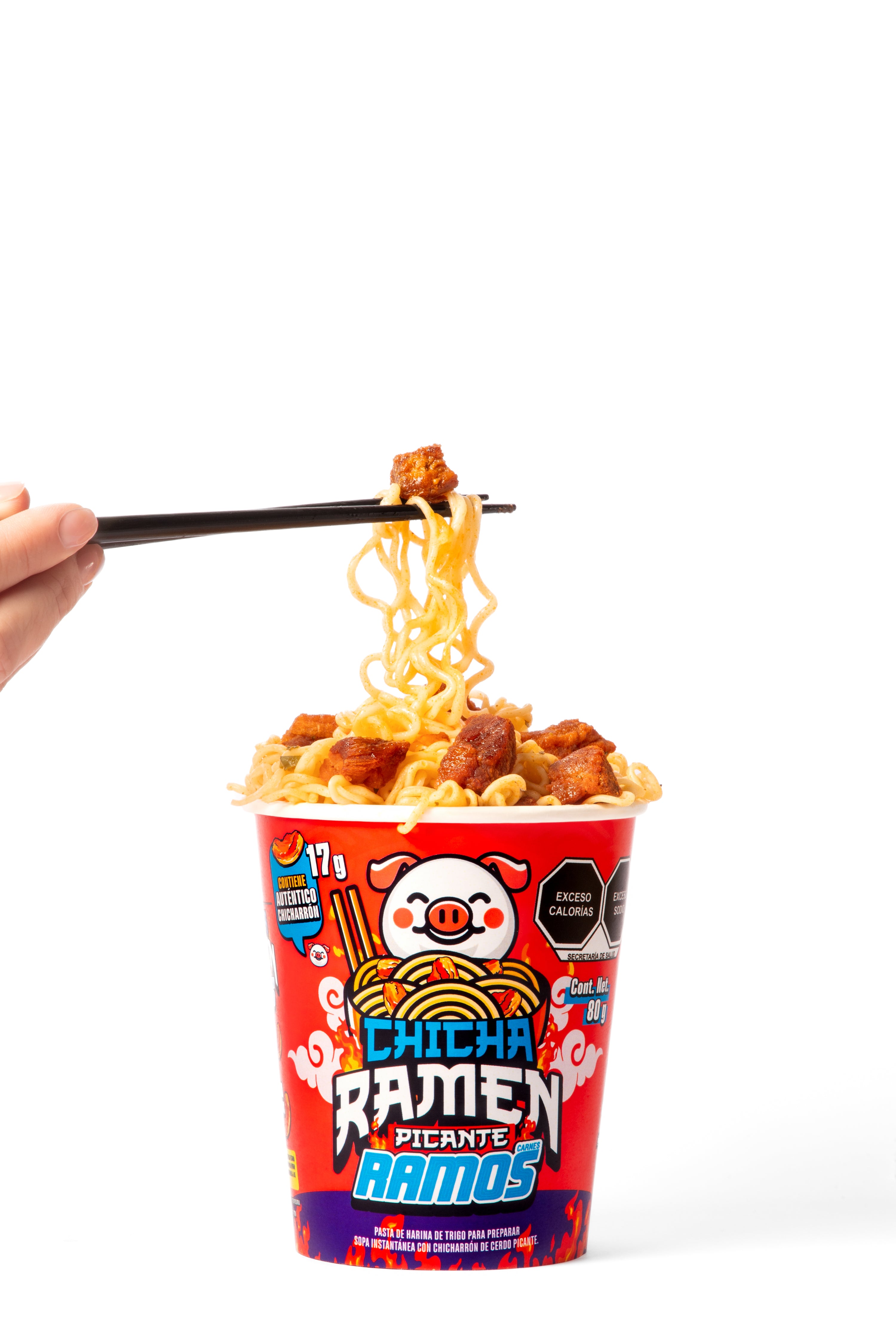 Chicharamen con Chicharrón De La Ramos – 12 Unidades (80g)