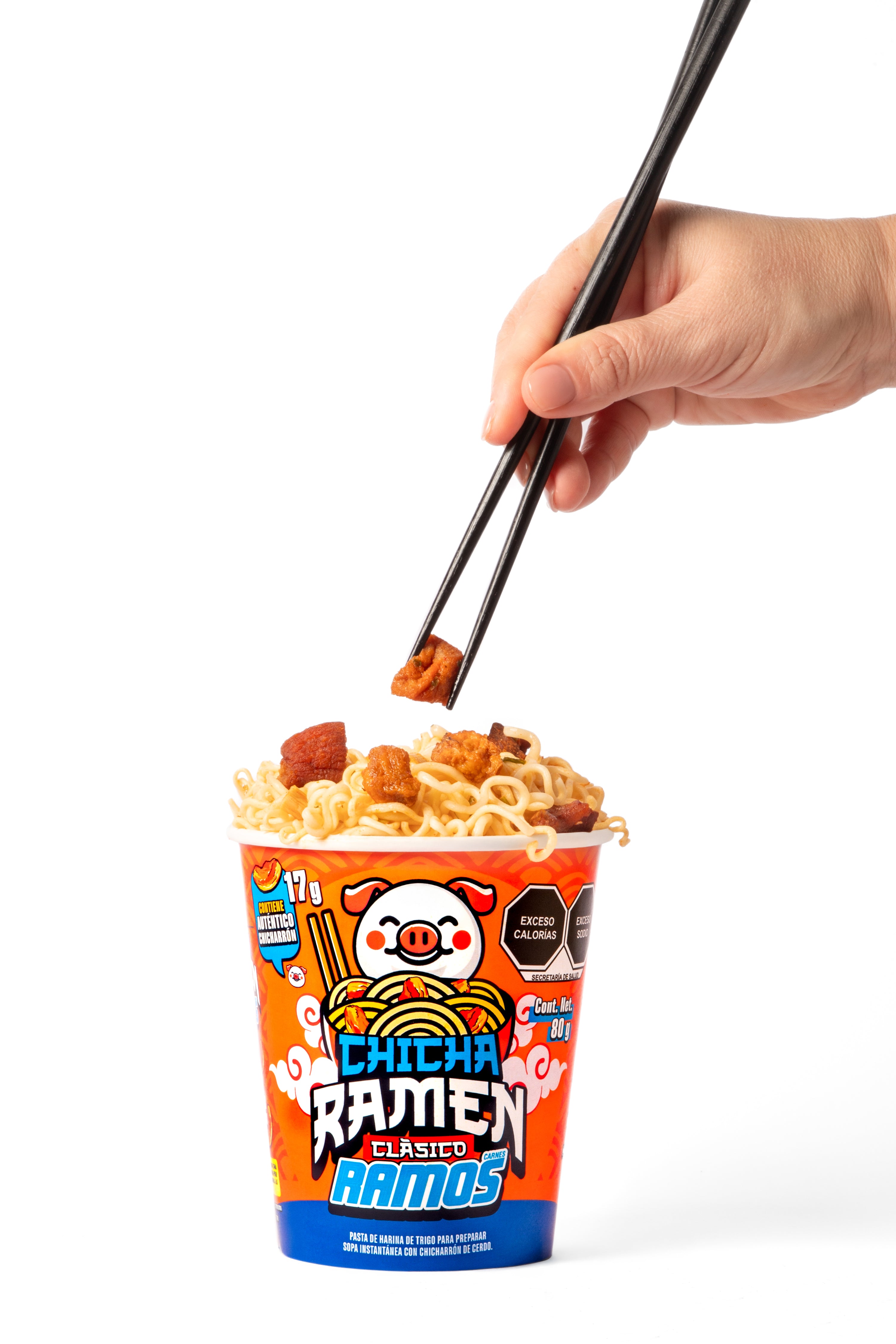 Chicharamen con Chicharrón De La Ramos – 12 Unidades (80g)